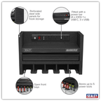 Power Tool Storage Rack with Drawer & Power Bar AP22SRBE