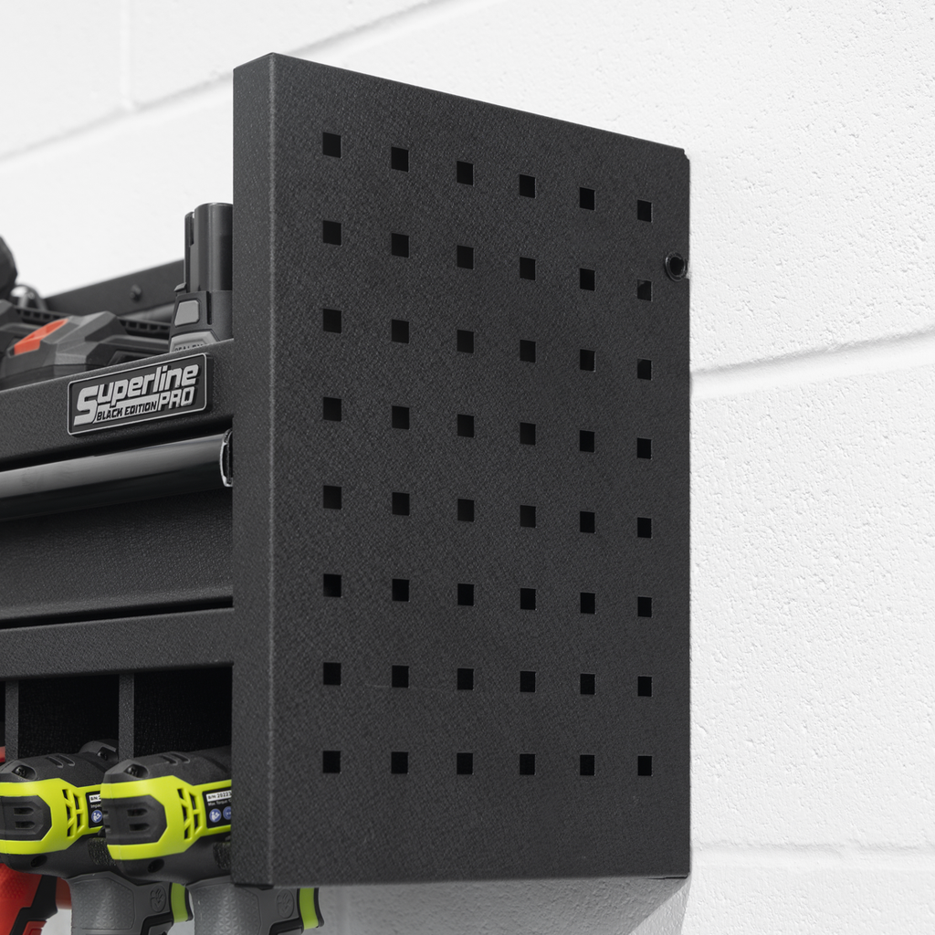 Power Tool Storage Rack with Drawer & Power Bar AP22SRBE