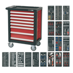 Rollcab 8 Drawer with 707pc Tool Kit AP2408TTC08