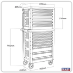 Rollcab 8 Drawer AP2408