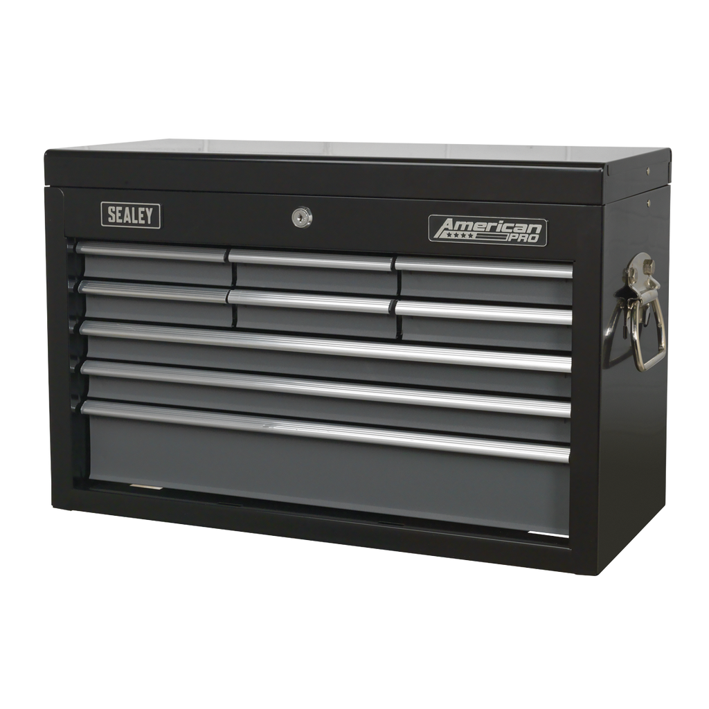 Topchest 9 Drawer - Black/Grey AP2509B