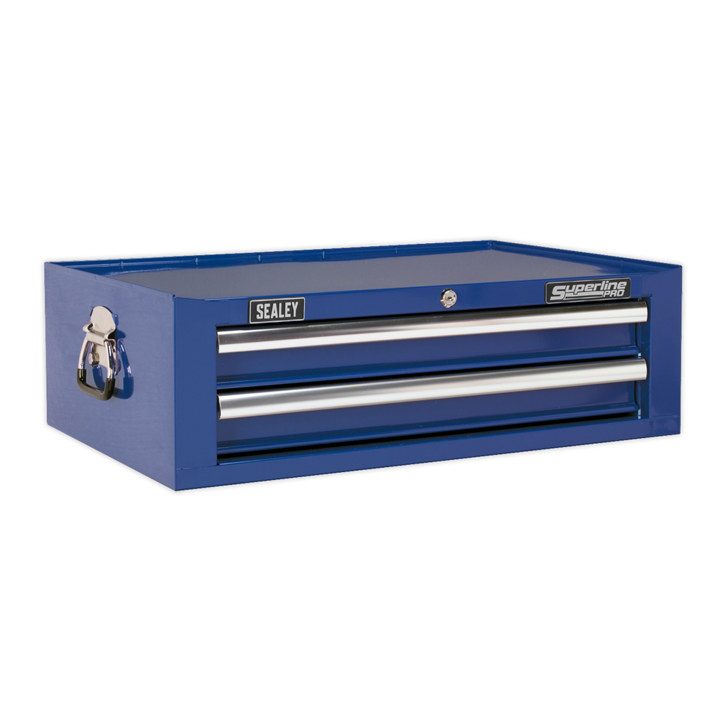 Topchest, Mid-Box Tool Chest & Rollcab Combination 14 Drawer - Blue APSTACKTC
