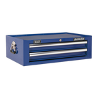 Topchest, Mid-Box Tool Chest & Rollcab Combination 14 Drawer - Blue APSTACKTC