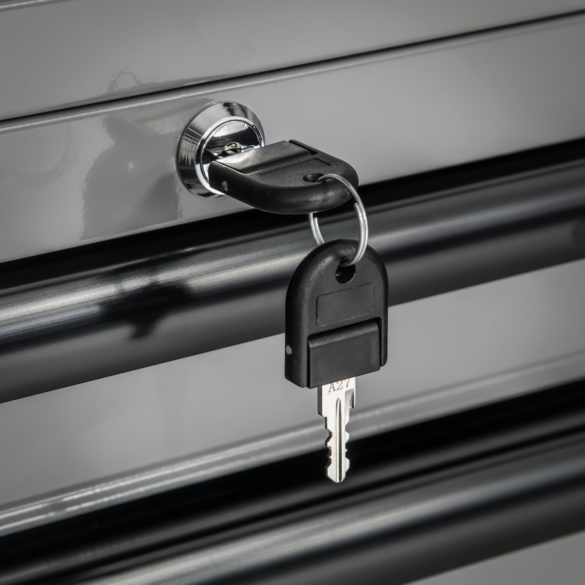 Mid-Box Tool Chest 2 Drawer - Grey/Black AP26029TG