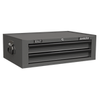 Mid-Box Tool Chest 2 Drawer - Grey/Black AP26029TG