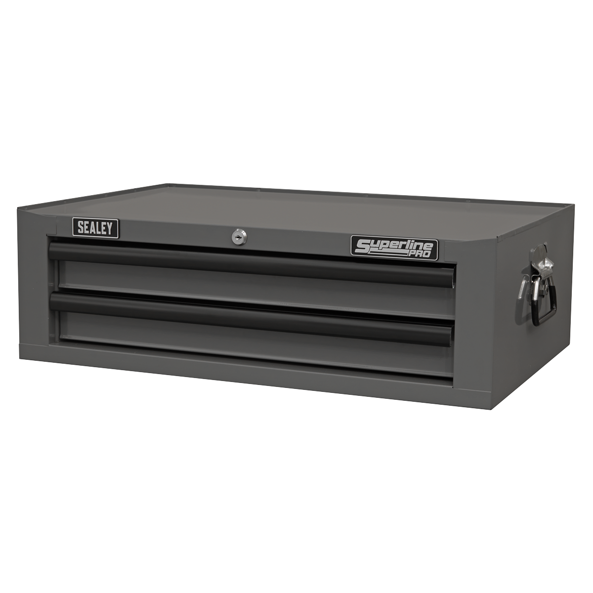 Mid-Box Tool Chest 2 Drawer - Grey/Black AP26029TG