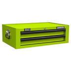 Mid-Box Tool Chest 2 Drawer - Green/Black AP26029THV