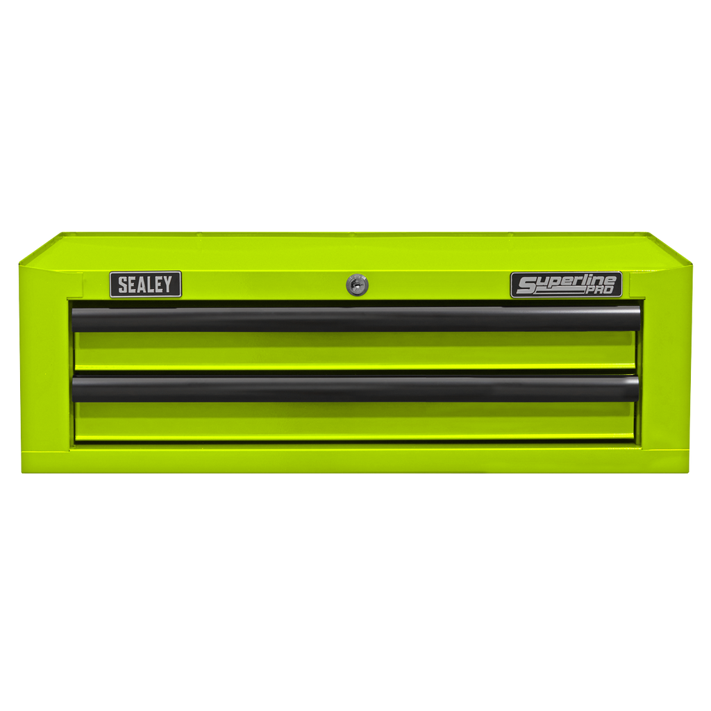 Mid-Box Tool Chest 2 Drawer - Green/Black AP26029THV