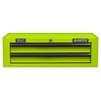 Mid-Box Tool Chest 2 Drawer - Green/Black AP26029THV