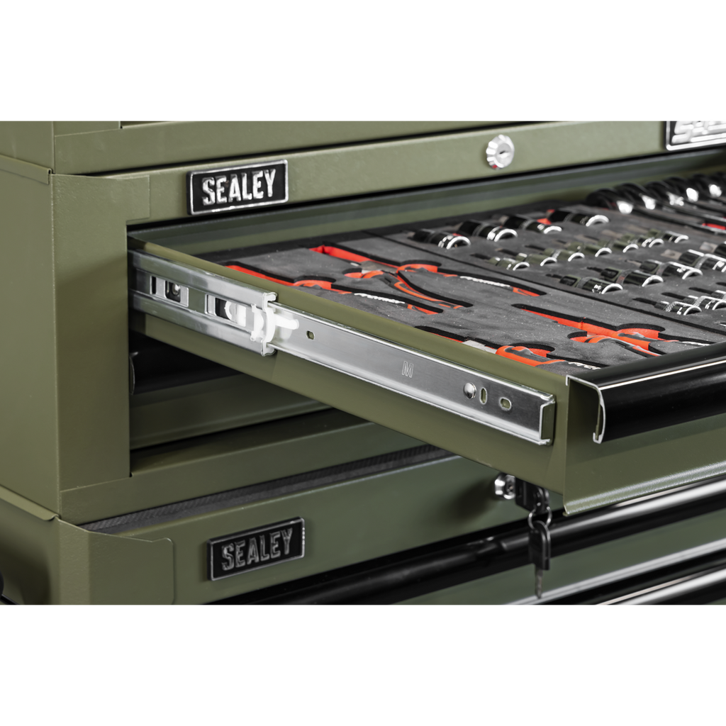 Mid-Box Tool Chest 2 Drawer - Khaki AP26029TK