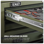 Mid-Box Tool Chest 2 Drawer - Khaki AP26029TK