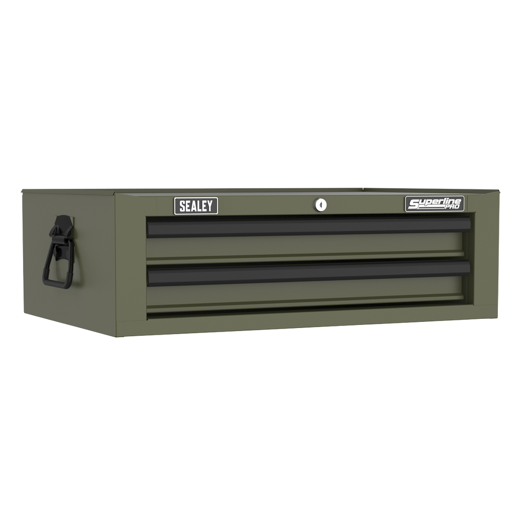 Mid-Box Tool Chest 2 Drawer - Khaki AP26029TK