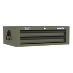 Mid-Box Tool Chest 2 Drawer - Khaki AP26029TK