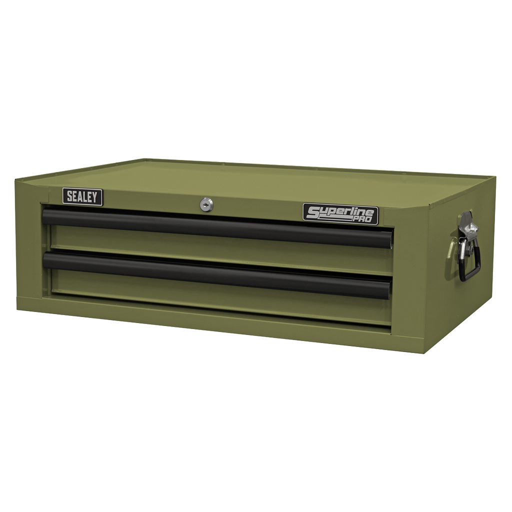 Mid-Box Tool Chest 2 Drawer - Khaki AP26029TK