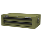 Mid-Box Tool Chest 2 Drawer - Khaki AP26029TK