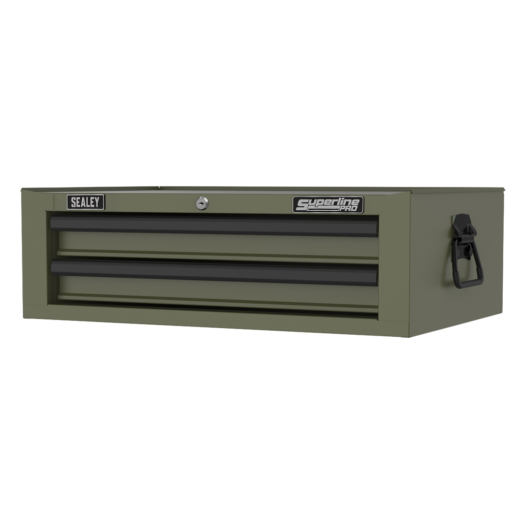 Mid-Box Tool Chest 2 Drawer - Khaki AP26029TK