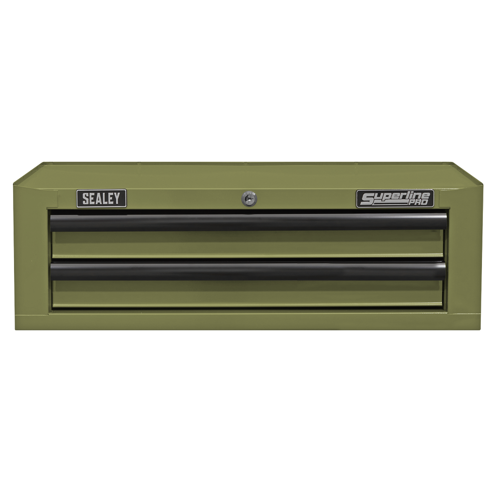 Mid-Box Tool Chest 2 Drawer - Khaki AP26029TK