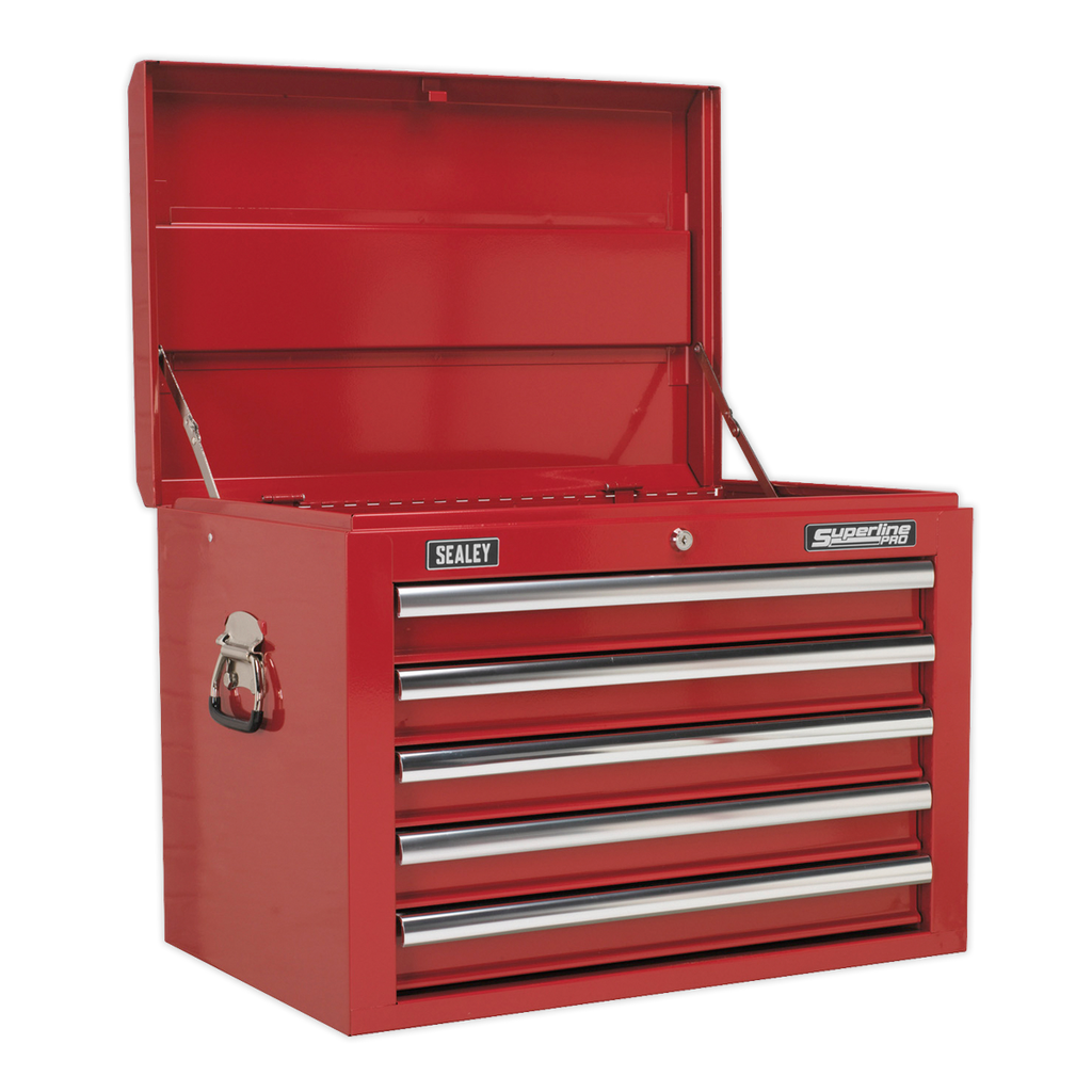Topchest 5 Drawer - Red AP26059T