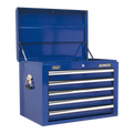 Topchest 5 Drawer - Blue AP26059TC