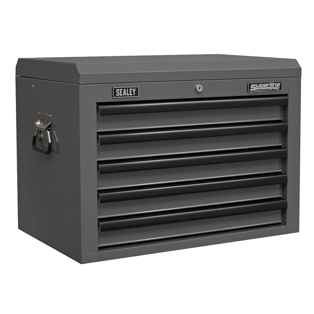 Topchest 5 Drawer - Grey/Black AP26059TG
