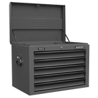 Topchest 5 Drawer - Grey/Black AP26059TG