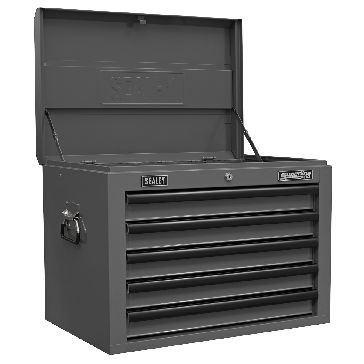 Topchest 5 Drawer - Grey/Black AP26059TG