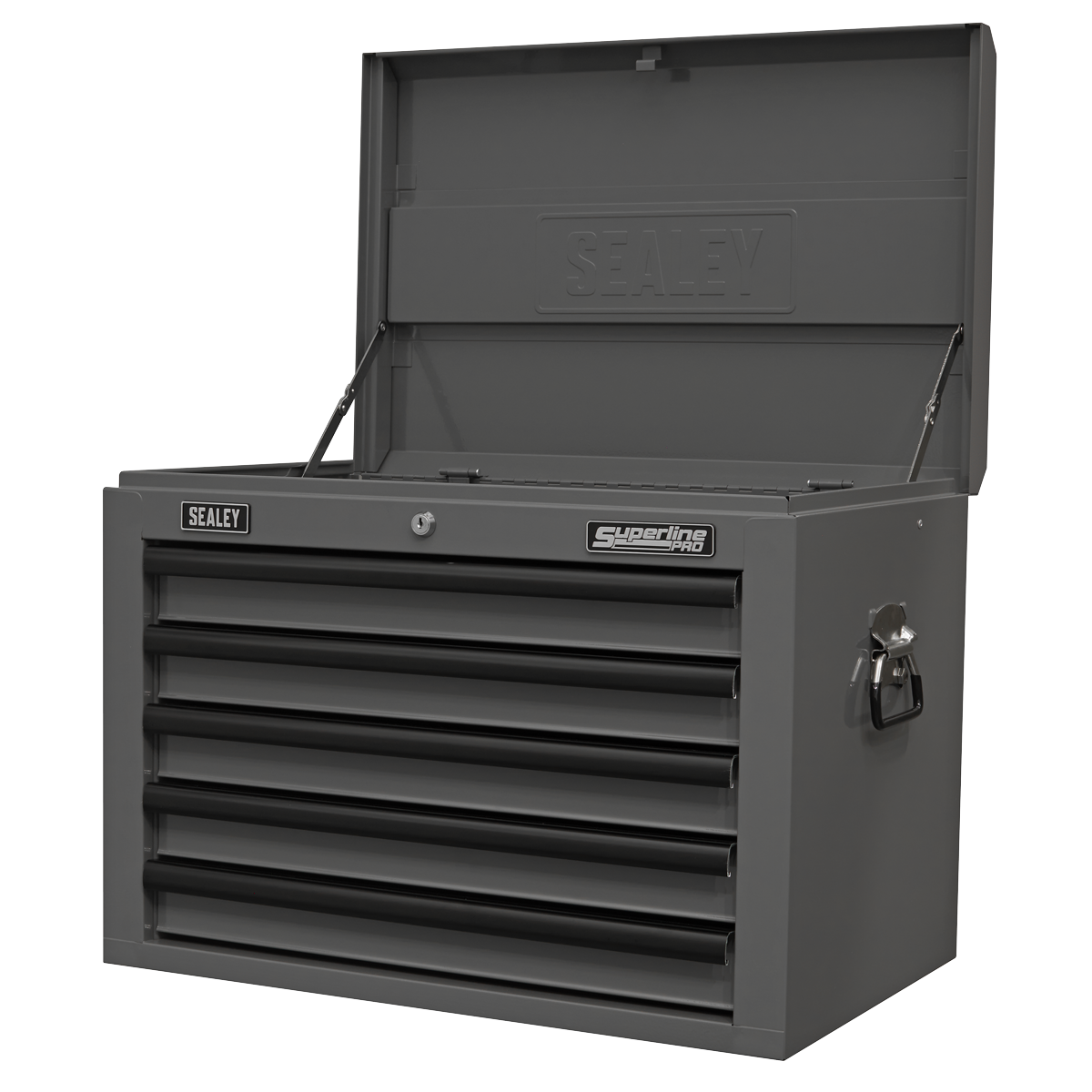 Topchest 5 Drawer - Grey/Black AP26059TG