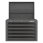Topchest 5 Drawer - Grey/Black AP26059TG