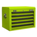 Topchest 5 Drawer - Green/Black AP26059THV