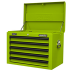 Topchest 5 Drawer - Green/Black AP26059THV