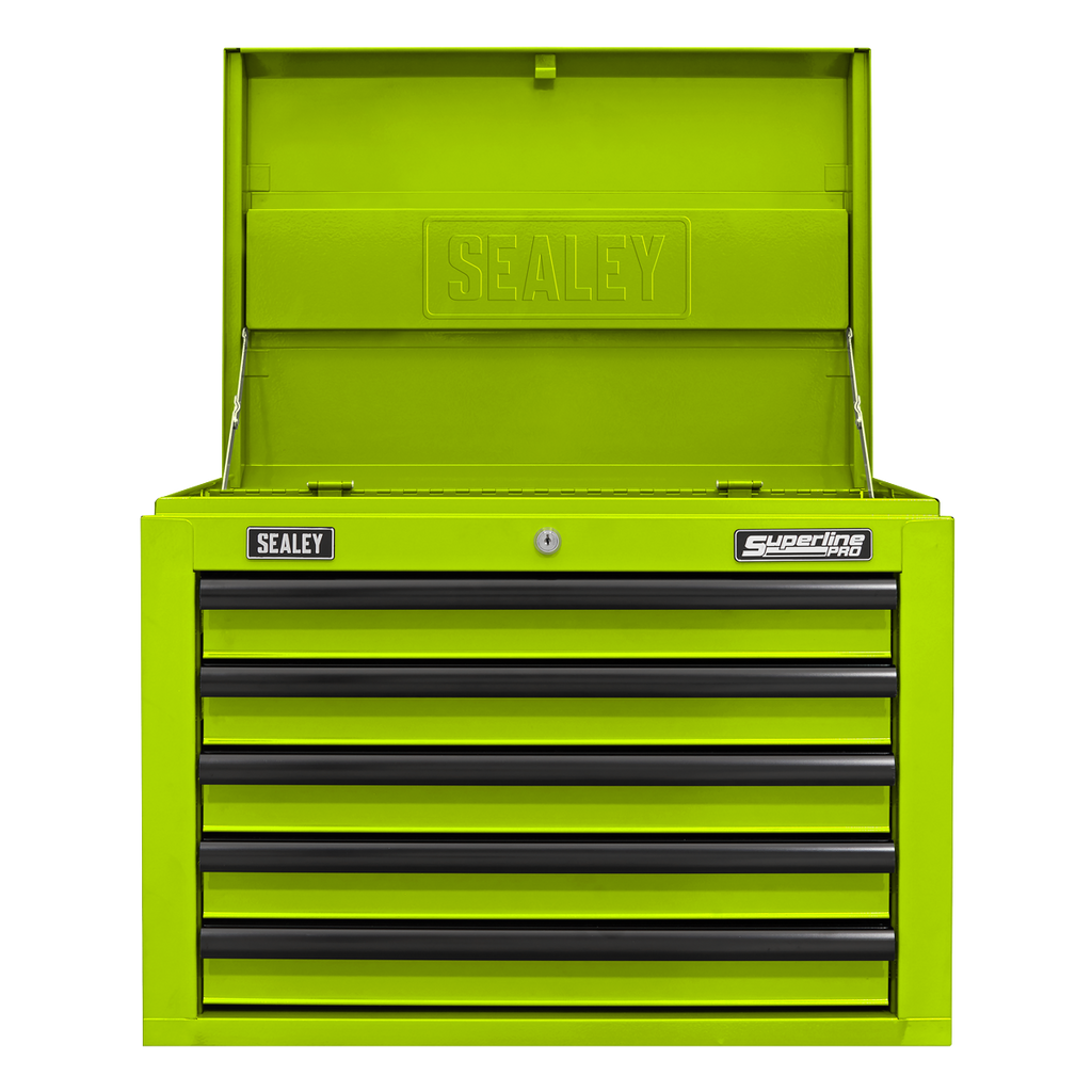 Topchest 5 Drawer - Green/Black AP26059THV