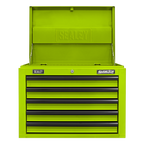 Topchest 5 Drawer - Green/Black AP26059THV