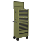 Mid-Box Tool Chest 2 Drawer - Khaki AP26029TK
