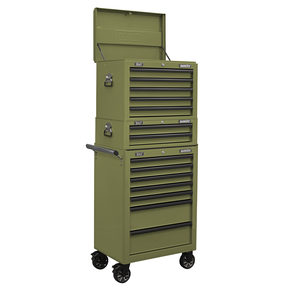 Mid-Box Tool Chest 2 Drawer - Khaki AP26029TK