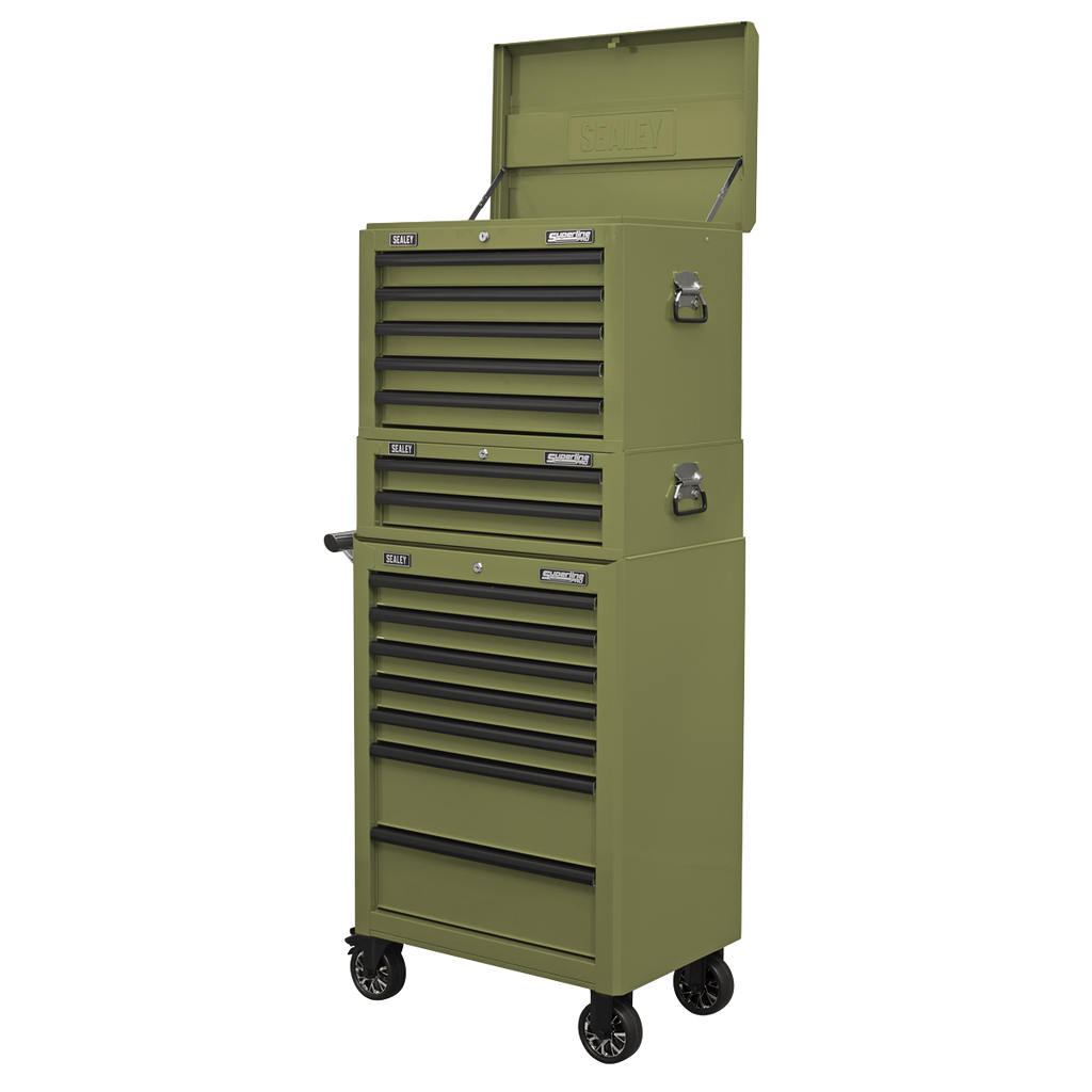 Mid-Box Tool Chest 2 Drawer - Khaki AP26029TK