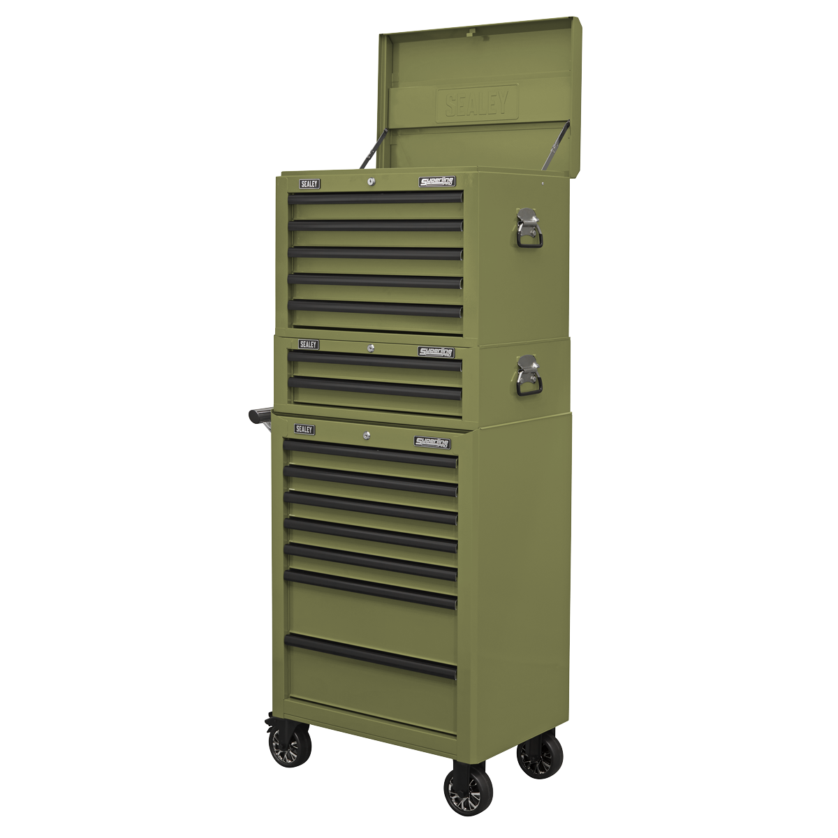 Mid-Box Tool Chest 2 Drawer - Khaki AP26029TK