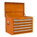 Topchest 5 Drawer - Orange AP26059TO
