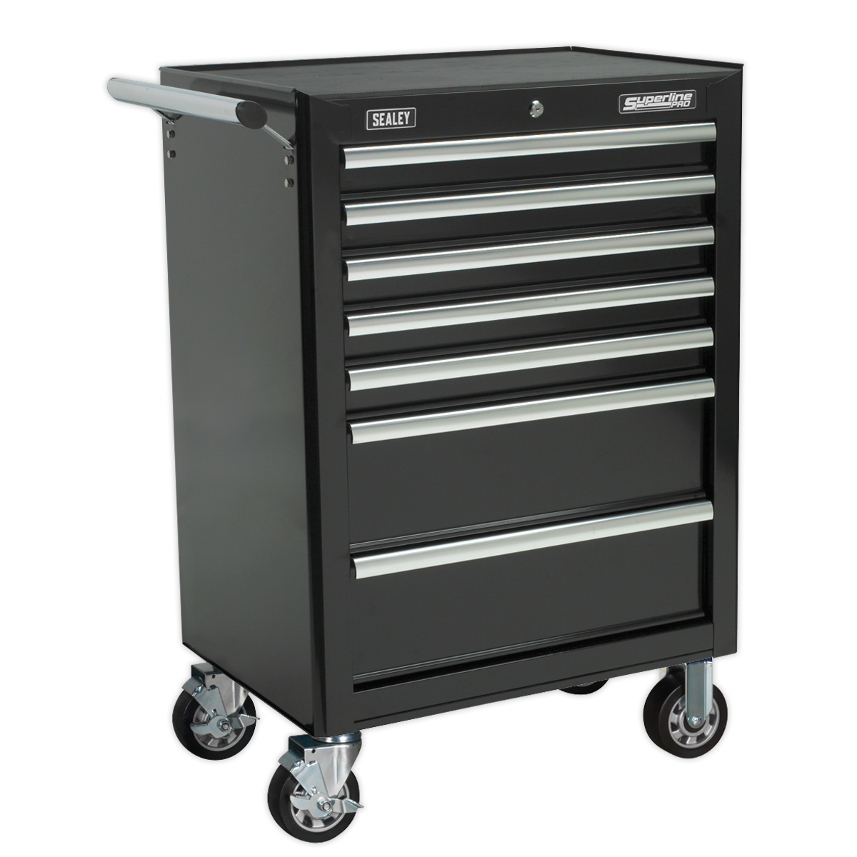 Rollcab 7 Drawer - Black AP26479TB