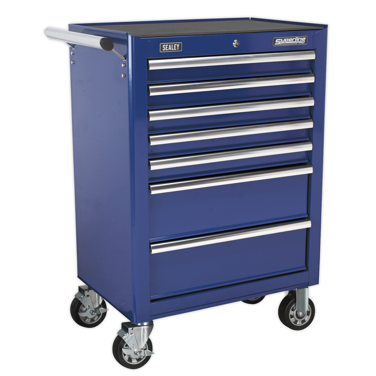 Topchest, Mid-Box Tool Chest & Rollcab Combination 14 Drawer - Blue APSTACKTC