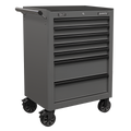 Rollcab 7 Drawer - Grey/Black AP26479TG