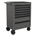 Rollcab 7 Drawer - Grey/Black AP26479TG