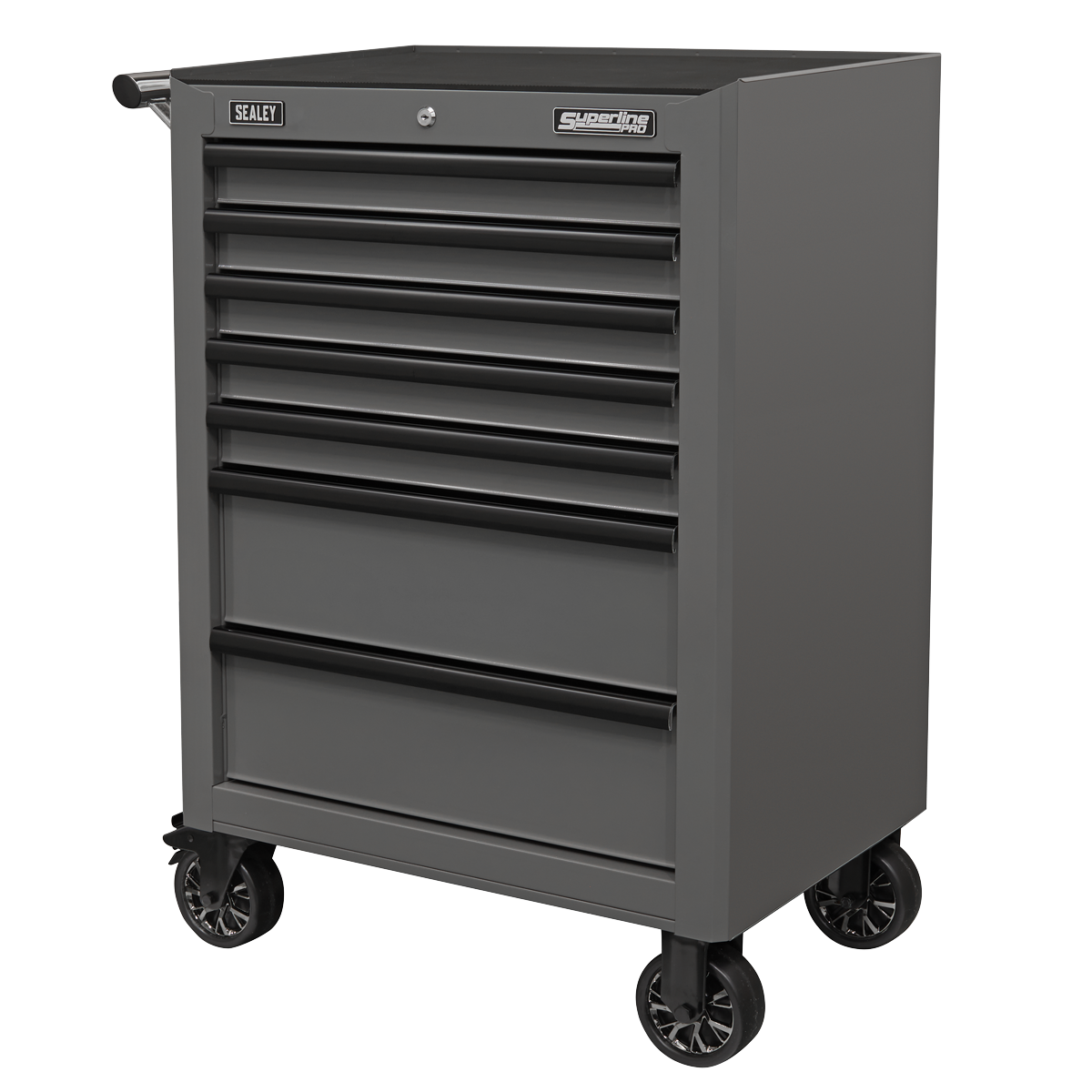 Rollcab 7 Drawer - Grey/Black AP26479TG