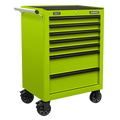 Rollcab 7 Drawer - Green/Black AP26479THV
