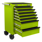 Rollcab 7 Drawer - Green/Black AP26479THV