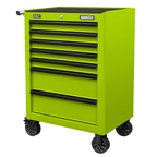 Rollcab 7 Drawer - Green/Black AP26479THV