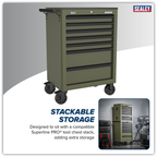 Heavy-Duty Rollcab 7 Drawer - Khaki AP26479TK