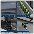 Tool Trolley 6 Drawer - Grey AP266G