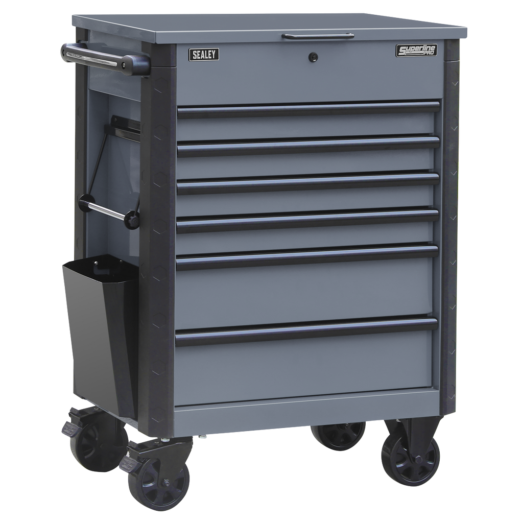 Tool Trolley 6 Drawer - Grey AP266G