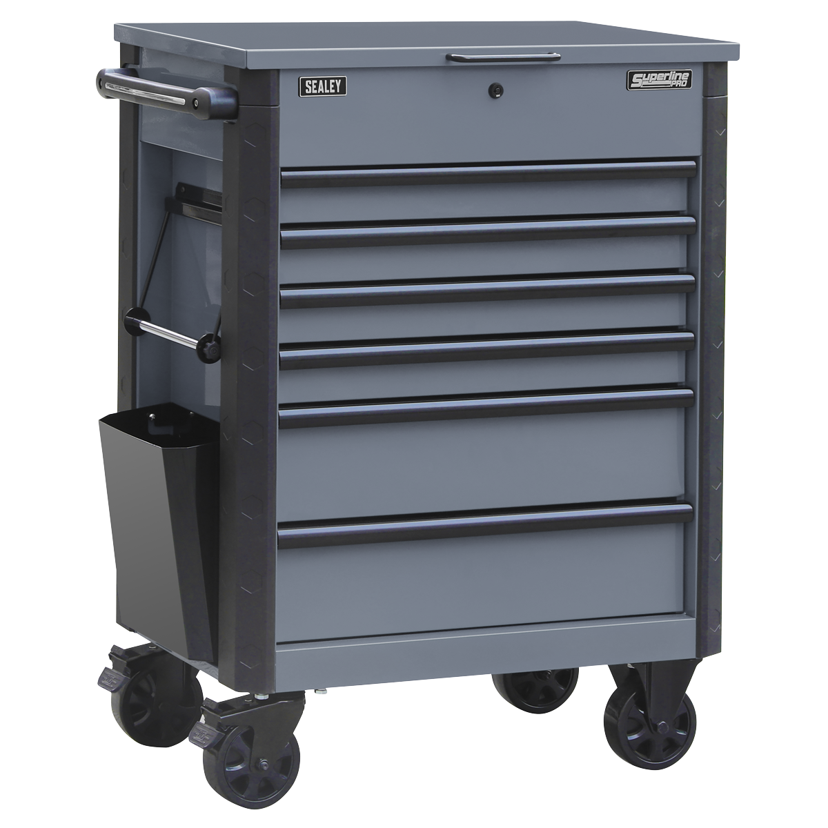Tool Trolley 6 Drawer - Grey AP266G