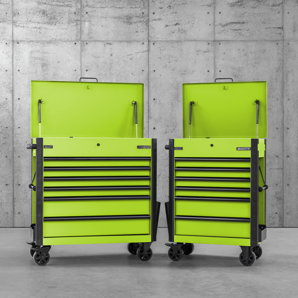 Tool Trolley 6 Drawer - Green AP266HV